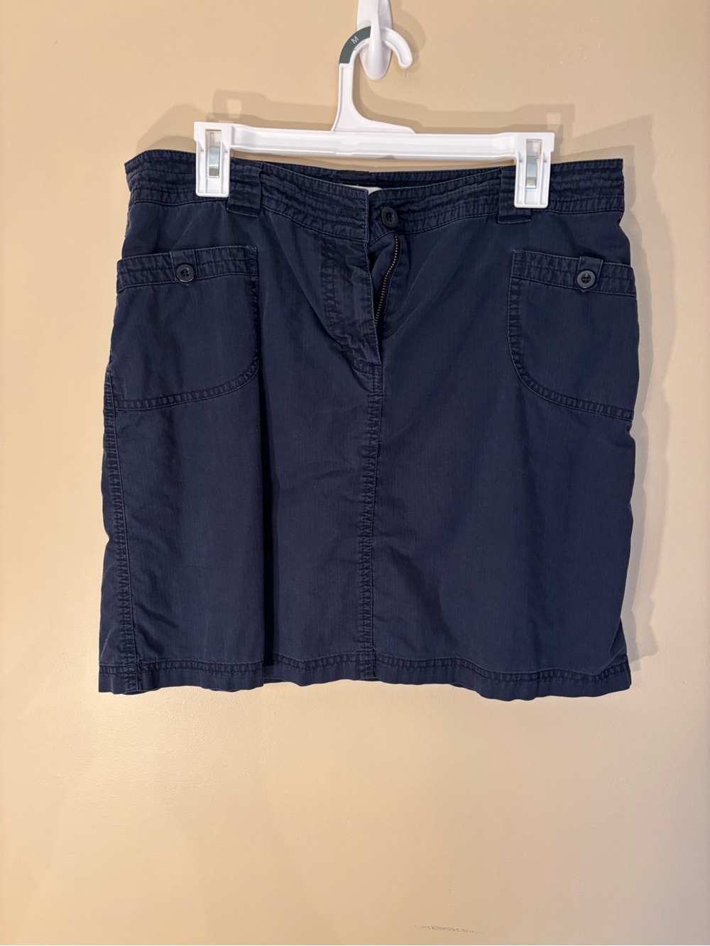 Classic Navy Utility Skirt - Women's